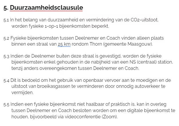 Duurzaamheid - niet vrijblijvend!