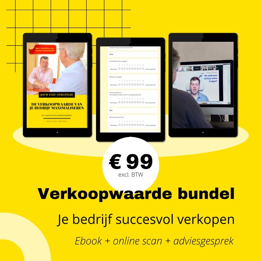 Je bedrijf verkopen?